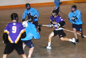 Nick Rybka was on the attack in last Tuesday's match against Mimico.