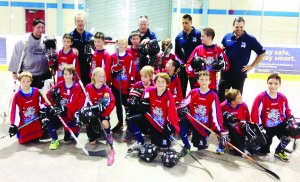 The Caledon Blueprint Bulldogs sent their first rep ball hockey team to compete in the Ontario Ball Hockey Federation provincial championships in Oakville July 12 and 13. The Bulldogs lost two games in the highly competitive event before returning to win their third game 2-0. Submitted photo