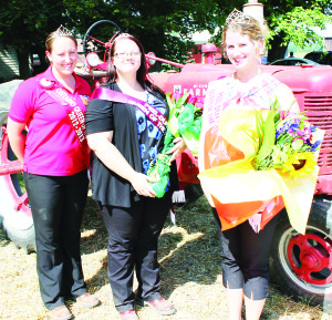 Ontario Queen of the Furrow Sara Little from Perth County was on hand, along with outgoing Peel-Dufferin Queen Lindsay Bebbington for the crowning of the new local Queen, Nicole Smith of Mono Township.