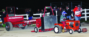 It was a great weekend for the sights, sounds and fun of the 160th Brampton Fall Fair, held at the Brampton Fairgrounds in Caledon. The fun included a garden tractor pull Friday night. Cale Holmes, 11, of Schomberg did a full pull with this effort.