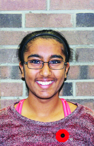 Mayfield Secondary School Jotam Chouhan This Grade 9 student made her most recent athletic contributions as a point guard on the junior girls' basketball team, which recently ended its season. She's hoping to play soccer and volleyball later this year. Away from school, she plays rep soccer for Saltfleet Explosion in Stoney Creek. The 14-year-old lives in Caledon with her parents Jessie and Lucky Chouhan.
