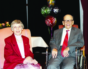 Joy and George Deathe were celebrating their 65th wedding anniversary Sunday.