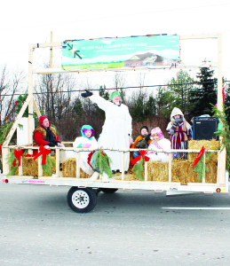 Caledon Hills Fellowship Baptist Church near Caledon East was well represented by this float in the parade.