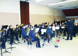 There was a definite Scottish feel at the Caledon Community Complex Sunday for the Ode to Robert Burns. The Caledon Concert Band, under the direction of Rob Kinnear, offered several selections for the day. Photos by Bill Rea