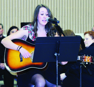 Robin Macleod, two-time winner of the Caledon Idol Contest, was soloist Sunday.