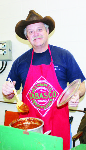 Mono Mills Firefighter Mike Melnyk said his chili was “not for the faint of gullet.”