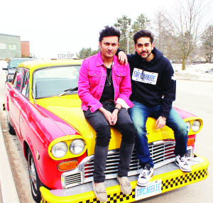 Raghav and Vinay Virmani recently addressed students at Humberview Secondary School.