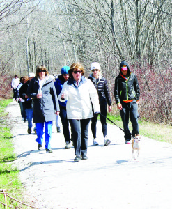 Community out for Bethell Hospice Fundraising walks in support of Bethell Hospice have been attracting lots of attention over the last couple of weeks. There was no shortage of participants last Sunday and walkers took to the Caledon Trailway in Inglewood. Then others were out Saturday walking the trails through Bolton Mill Park. It's estimated the combined efforts have raised more than $90,000. Photos by Bill Rea