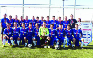 The senior boys' soccer team from St. Michael became OFSAA champions Saturday.
