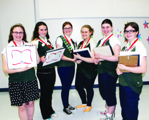 Guides recognized for achievements It was a time for recognition recently in the Girl Guiding movement in Bolton as several local young ladies received awards at the annual advancement ceremonies. Those being honoured included six Pathfinders who received their Canada Cords, the highest achievement that can be earned by a Pathfinder. Olivia Panzica, Savanna Sayliss and Ella Bernard received their Cords, with the three on the right, Phoebe Colquhoun, Callie Dowds and Caelyn Greaves also received their bronze awards in the Duke of Edinburgh's Award program. These Girl Guides received their Lady Baden Powell Awards, the highest achievement a Guide can earn. Seen here (back row) are Raechel DiPoce, Kristina Vistica, Jaclyn Young, Madison Sayliss, Erin Fraser, (front row) Sarah Goodman, Kaylee Derbyshire, Haley Barnes, Sydney Russo and Kaitlyn Vella. Verpnic Barnes and Samantha Rocca were absent for the photo. Photos by Bill Rea