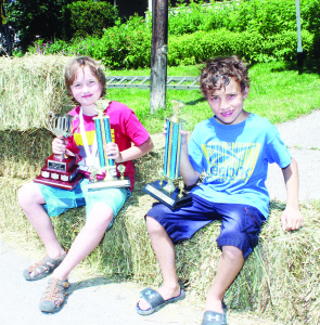 The Soap Box Derby saw Scott McElhone, 11, take the senior championship, while Joey Jacome, 8, won the junior title.