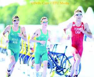 Caledon's Andrew Yorke finished fourth in the triathlon in the Commonwealth Games in Glasgow. Submitted photo
