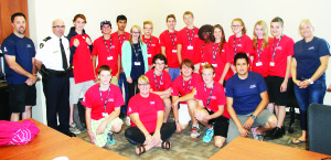 Caledon OPP recently hosted its annual Youth Leadership Camp, enabling local young people to spend a week with officers, getting an idea of what police life is like, while performing various projects in the community. Inspector Tim Melanson, detachment commander, welcomed the group the first day, with suggestions they might want to consider a career in law enforcement. “It's been a great career, he told them.