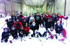 The Caledon Hawks minor midget players got the chance to do some mentoring recently, and their tyke fellows were able to pick up some tips in the process.