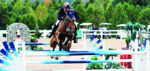 Ian Millar turned in a clear round on Dixson to get into the jump-off and take second place in Sunday's event, as well as winning the RAM Equestrian Caledon Cup.