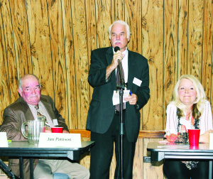 Jim Pattison, Richard Paterak and Barb Shaughnessy were facing the voters last Monday in Alton.