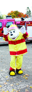 Sparky was an honoured guest at last Saturday's open house.