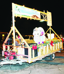 The congregation of Caledon Hills Fellowship Baptist Church was behind this colourful float.