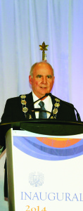 Peel Region's new Chair Frank Dale delivered his inaugural address last Thursday night.
