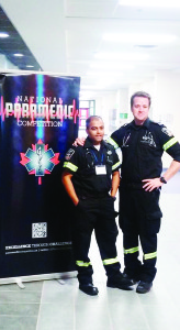 Peel Paramedics Joshua Lobo and Bryan Brockbank took top spot in the primary care division at the National Paramedic Competition.