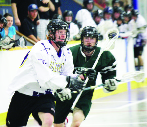 Austin Heughan led the Bandits in scoring this season with 30 goals and 18 assists over 12 games.