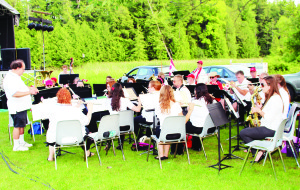 The Caledon Concert Band, under the director of Rob Kinnear, was performing at Albion Hills Conservation Area.