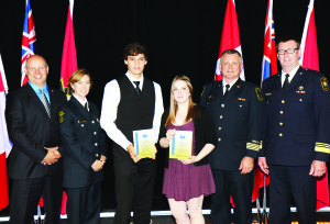 On hand for the recent presentation were Senior Manager at CSA Group Daniel Langlois, Gillian Boyd of Town of Caledon Fire and Emergency Services, Mitchell Devins-Cann, Emma Brown, Mark Wallace of Town of Caledon Fire and Emergency Services and Ontario Fire Marshal and Chief of Management of the Office of the Fire Marshal and Emergency Management Ted Wieclawek.