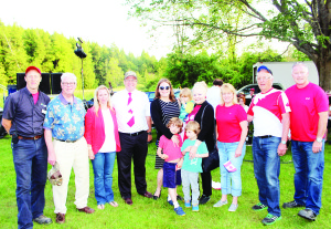 The dedication of a trail in the memory of the late councillor Richard Whitehead was announced last Wednesday at Albion Hills Conservation Area. Members of the Whitehead family, including daughter Kate, wife Ruthe and grandchildren Oskar, Orla and Leo Hockmann, were joined by Albion Hills Supervisor Jay Clark, Dufferin-Caledon MP David Tilson, Councillor Jennifer Innis, Mayor Allan Thompson, Dufferin-Caledon MPP Sylvia Jones, Palgrave Rotarian Bernie Rochon and Doug Miller, senior manager for conservation and parks with TRCA. Photo by Bill Rea