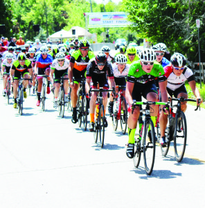 The weather was a little ominous in the morning, but the rain held off and a full day of bike racing was had Monday at the 11th annual Tour de Terra. The hamlet was packed with cycling enthusiasts, as well as those to cheer them on. These competitors had just completed the first of 12 laps in the 104-kilometre Elite Road Race. 