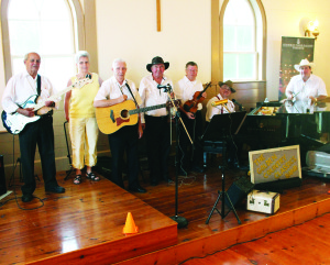 Old-time country music and dancing was on the bill when the Golden Country Classics performed, consisting of Lionel Gidney, Ginny Plets, Jack Irwin, Sam Leitch, Ed Elliotson, Rodney Salisbury and Brian Stevenson.