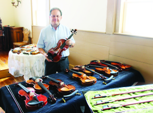 The series included a lecture on some of the musical instruments. Violin expert Jaime Weisenblum of Tutti Violini showcased violins and cellos, ranging in value from $1,000 to more than $100,000. Weisenblum spoke about the instruments, their history and what makes them so valuable.