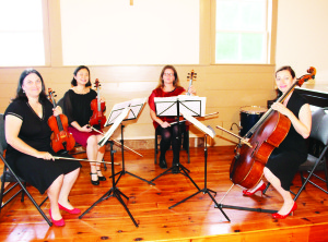 The Glenellen String Quartet, consisting of Julia McFarlane, Amanda Lee, Pamela Bettger and Monica Fedrigo, performed selections by several composers, including Haydn and Beethoven.