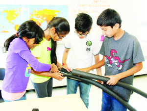 Aditi Pujar, Guneet Khakh, Arnav Gandhi and Jayant Arora were getting started on their roller-coaster.