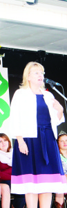 Dufferin-Caledon MPP Sylvia Jones brought greetings on behalf of the Provincial government to the opening ceremonies Friday night.