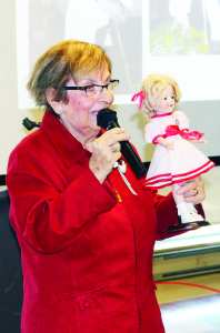 Holocaust survivor Faigie Libman addressed an audience at Albion-Bolton Community Centre Monday.