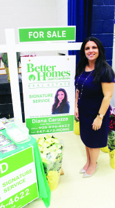 Diana Carozza of Better Homes and Gardens Real Estate sponsored the appearance of the Minions at the market.