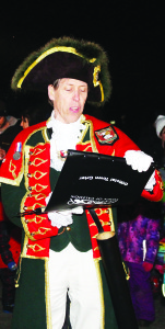 Caledon's Town Crier Andrew Welch was in fine form Saturday.
