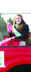 Peel 4-H Ambassador Nicole French waved to the crowds along the parade route.