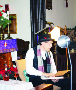 Reading in support of refugee sponsorship Alton resident Andrew Welch helped provide An Evening of Dickens Monday night at St. Mark's Anglican Church in Orangeville. He was reading the Charles Dickens' classic A Christmas Carol. He did a similar reading Wednesday night at Erin United Church. The readings were fundraisers in support of the Headwaters Refugee Sponsorship Committee. Photos by Bill Rea