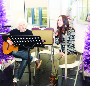 Jake Franiczek and Stephanie Oakley of Bolton provided the music for the afternoon.
