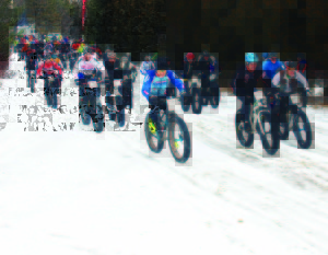 It wasn't the most traditional setting for a bike race, but that didn't stop some 200 enthusiasts from taking to the trails Saturday at Albion Hills Conservation Area. The competitors are seen going off in the main event.