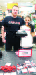Representatives of 9 Round Kickbox Fitness in Bolton had plenty of information for people interested in taking up that art. Trainers Steve Marcuz and Dina Ricco were on deck at the table.