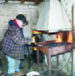 There was plenty of activity at Alton Mill Arts Centre recently for the seventh annual Fire & Ice festival. Blacksmith Ray Schindler was being creative in the forge. Photos by Bill Rea