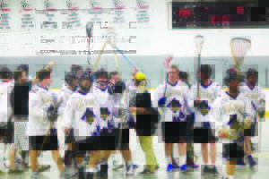 The Jr. C Caledon Bandits salute the home crowd following their elimination from OJCLL playoffs last July. The Bandits open the 2016 season in early May.