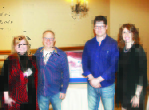 Funny time at Laugh Out Loud for Caledon Parent-Child Centre Caledon Parent-Child Centre (CPCC) had a good crowd out Friday night for their annual Laugh out Loud event at The Royal Ambassador. Yuk Yuk's comedians Ian Sirota and Rob Pue were there to provide the laughs. They are seen here with Manager of Community Relations and volunteers Shelly Sargent and Executive Director Teresa Colasanti. All proceeds from the event will go to  benefit family support programs at CPCC that strengthen families, including those for families parenting children with special needs.