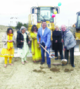 AGROCROP BREAKS GROUND IN BOLTON The Town of Caledon is excited to welcome Agrocrop Exports Ltd. to the community, adding to the growth of the local food processing cluster. Mayor Allan Thompson and MPP Sylvia Jones joined Yash Karia, president and CEO, for the official sod-turning ceremony April 29. Agrocrop is building a 171,000-square-foot state of the art processing and packaging facility. Agrocrop Exports Ltd. has successfully grown to become the largest private label processor of pulses (beans, lentils and peas) in the western hemisphere.  Photo by Mark Pavilons