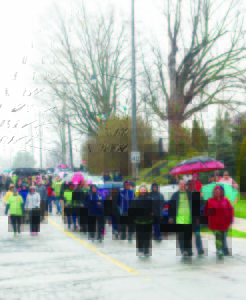 The streets of Inglewood were filled with people taking part in the annual Hike for Bethell Hospice Sunday. More than 250 hikers were on hand to raise more than $100,000 for the facility. Another hike in support of Bethell Hospice is planned for this Saturday at Dick's Dam Park in Bolton. Photo by Bill Rea