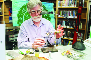 There were lots of interesting stations to visit recently as Caledon Public library hosted their How-To in 10 Festival at the Albion-Bolton branch. Wayne Martin of Forks Fly Shop was showing people how to tie fish flies. Photos by Bill Rea