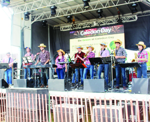 The band I Done Lost My Tractor Again earned the right to perform at Caledon Day when they won the Battle of the Bands competition last month.