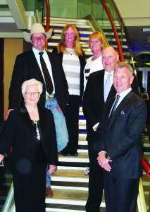 Caledon's Sue Grange (top, centre) and Charles Armstrong (represented by wife Lenore, front left) were among the award winners at the first Headwaters Horse Country Excellence Awards Gala.